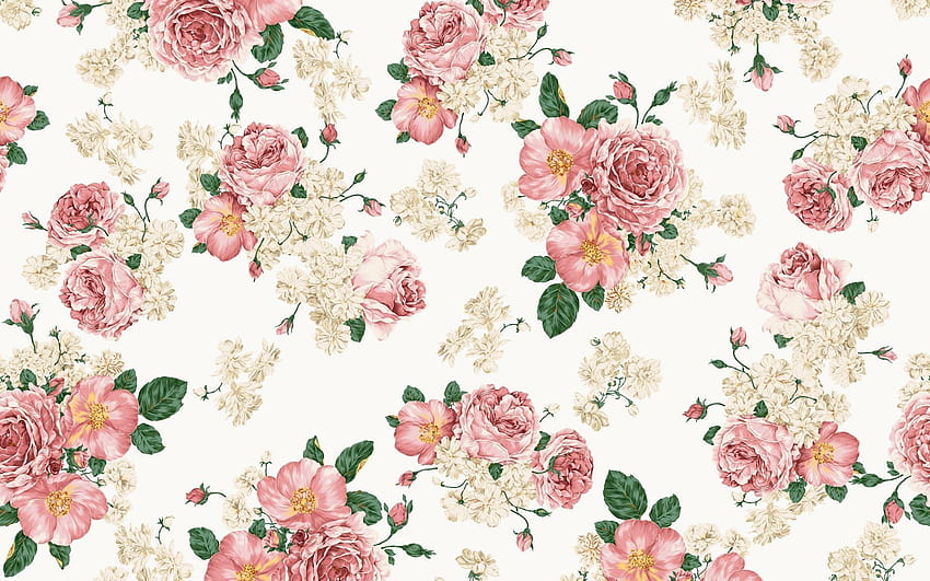 Floral Backgrounds Tumblr, pink vintage background tumblr HD wallpaper