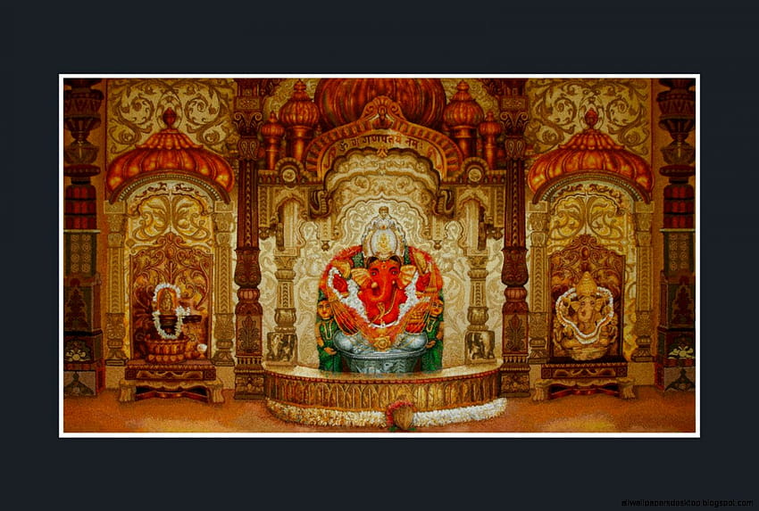 Temple Siddhivinayak Mumbai Spécial Ganesh Chaturthi Fond d'écran HD