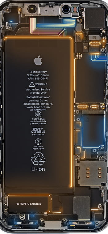 Transparent iPhone 5 Wallpaper Gives You XRay Vision to See Internals   OSXDaily