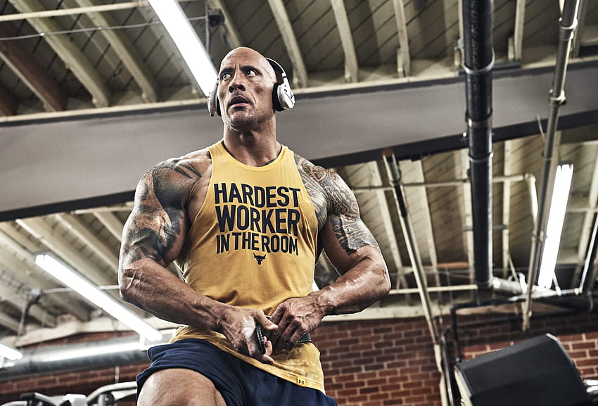 Dwayne Johnson just dropped his latest Project Rock ad campaign, dwayne the rock johnson workouts HD wallpaper