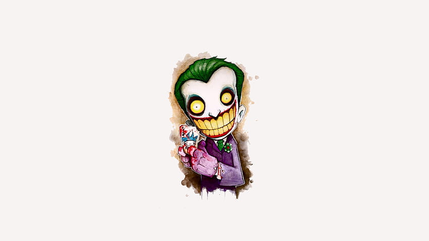 Karya Seni Kartun Joker 2048x1152 Resolusi 2048x1152, joker keren Wallpaper HD