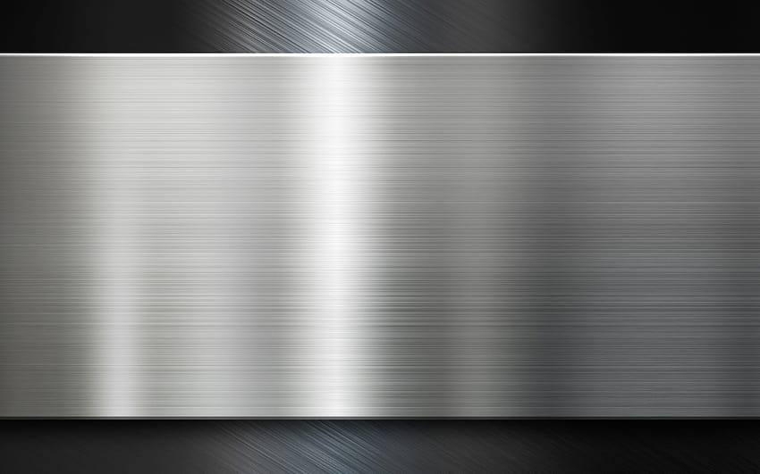 metaliczna płyta pozioma, metalowe tekstury, metalowe tekstury, szare metalowe tło, stalowe tekstury, szary metal, szare metalowe tekstury, metalowa płyta, metalowa płyta, metalowe tła o rozdzielczości 2880x1800. Wysoka, stalowa płyta Tapeta HD