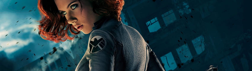 Marvel Avengers Viúva Negra monitores duplos de exibição múltipla Scarlett Johansson Viúva Negra Os Vingadores em 2021 papel de parede HD