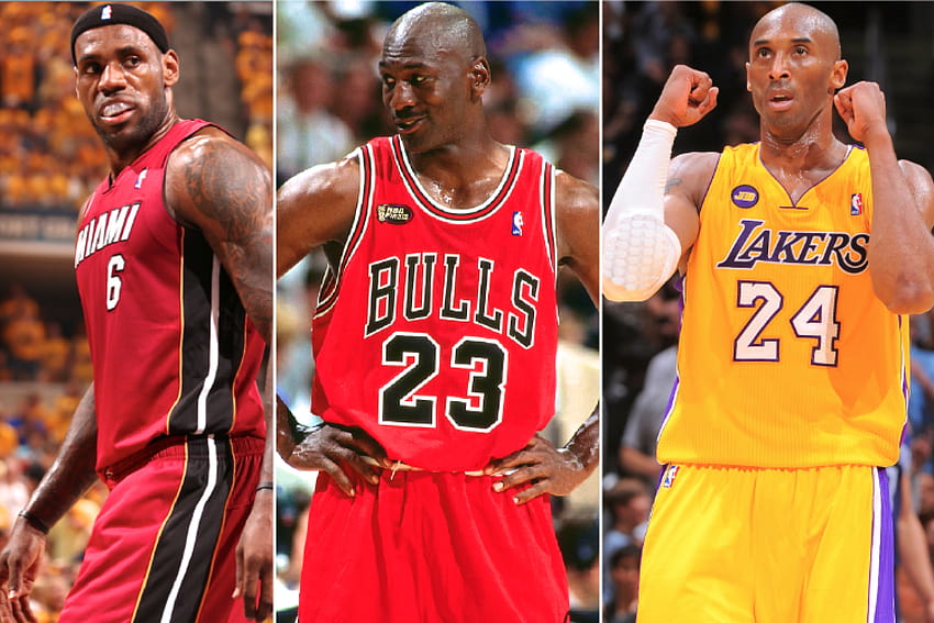 Breaking: LeBron James schließt sich Kobe Bryant an, auch Michael Jordan, mj und kobe HD-Hintergrundbild