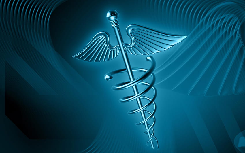 Symbol medyczny, hologram 3d Tapeta HD