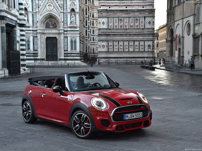 Mini, John, Cooper, Works, Convertible, Cars, Red / and Mobile