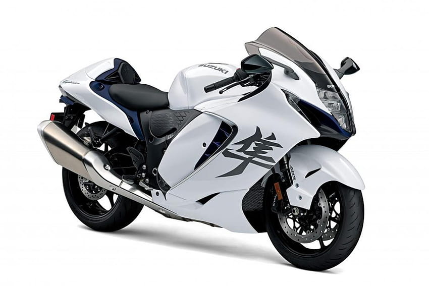 2022!, 2022 motosikletleri için beyaz Suzuki Hayabusa ile tanışın HD duvar kağıdı