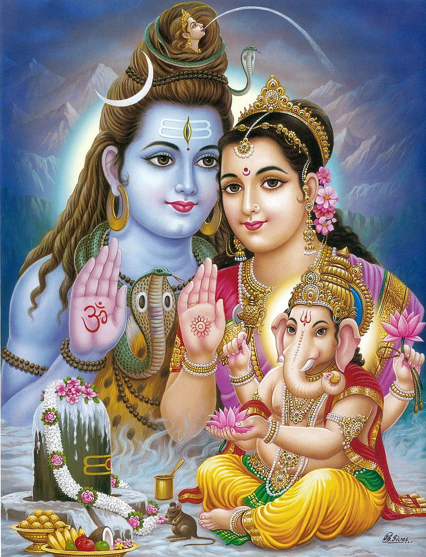 Shiv parvati, lord shiva parvathi HD phone wallpaper | Pxfuel