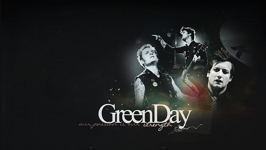 : illustration, poster, Green Day, darkness, 1920x1080 px, computer , font, album cover 1920x1080 HD wallpaper