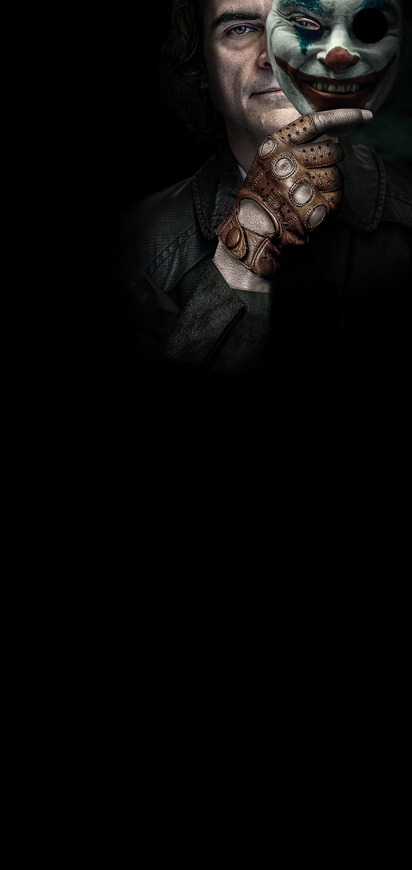 Maske von Arthur Fleck Galaxy S10 Hole, Arthur Fleck Smartphone HD-Handy-Hintergrundbild