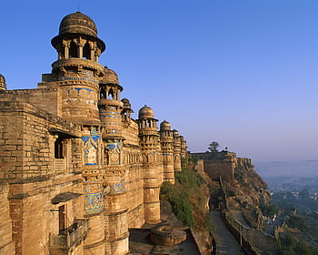 Gwalior Fort Or Gwalior Qila India Stock Photo  Download Image Now   India Culture of India Fort  iStock