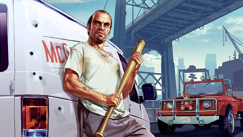 Grand Theft Auto 5 Тревър HD тапет
