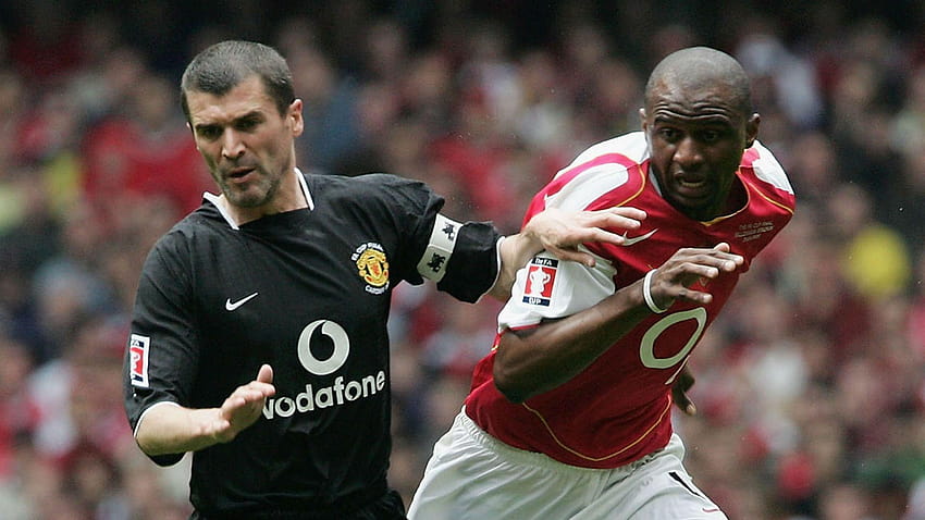Roy Keane contre Patrick Vieira : L'âpre rivalité derrière le légendaire Fond d'écran HD