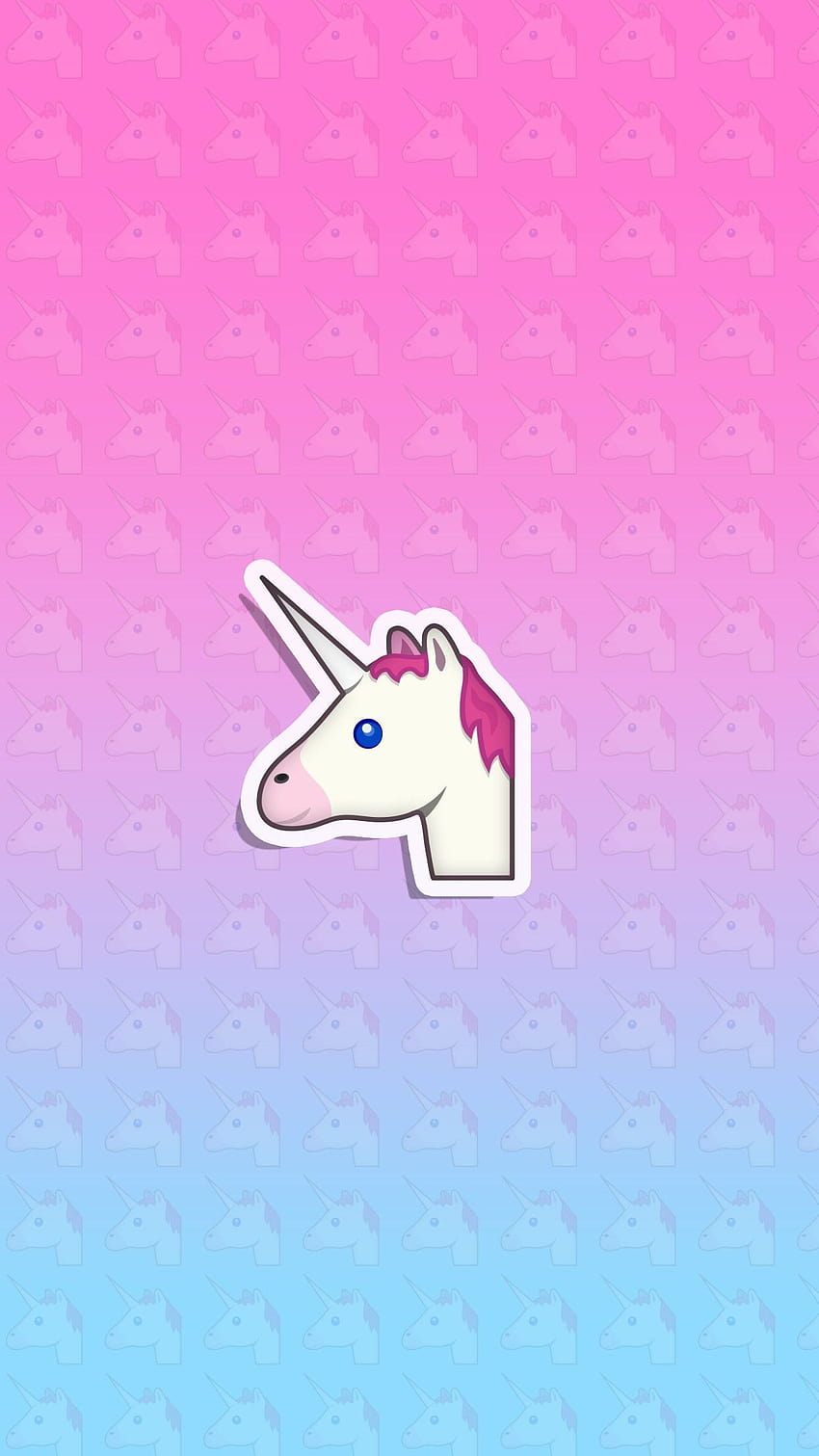 background, iPhone, Android, , unicorn, Pink, Blue, purple, ombre, gradient, blue unicorns HD phone wallpaper