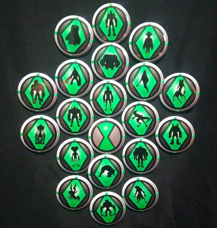 Ben 10 Omnitrix Aliens Set Single Purchase atau Set of 20, logo omnitrix wallpaper ponsel HD