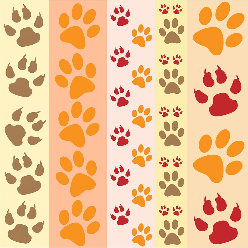 Paw print,paw prints,fun,background, red tiger paw HD wallpaper | Pxfuel