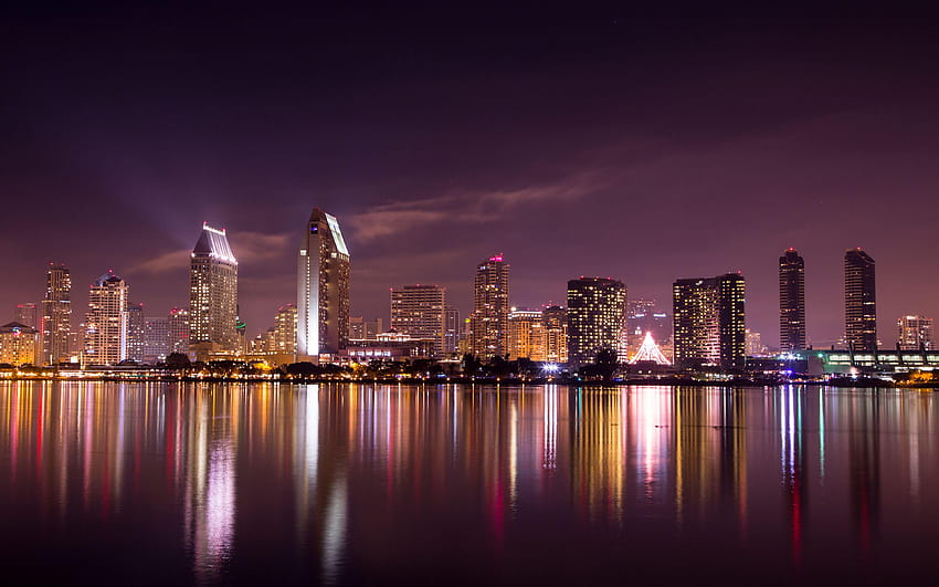 San Diego Skyline, doha HD wallpaper