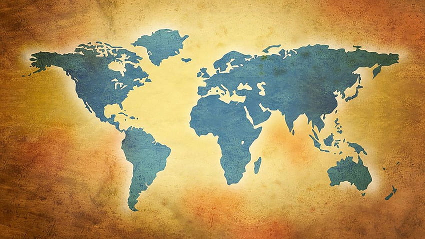 Kıtalar, dünya turu atlası HD duvar kağıdı