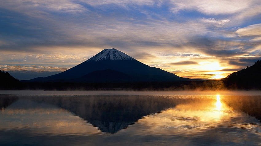 Pulau Gunung Fuji Honshu Wallpaper HD