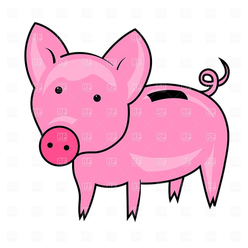 Best Piggy Bank Clip Art, piggy drawings HD phone wallpaper