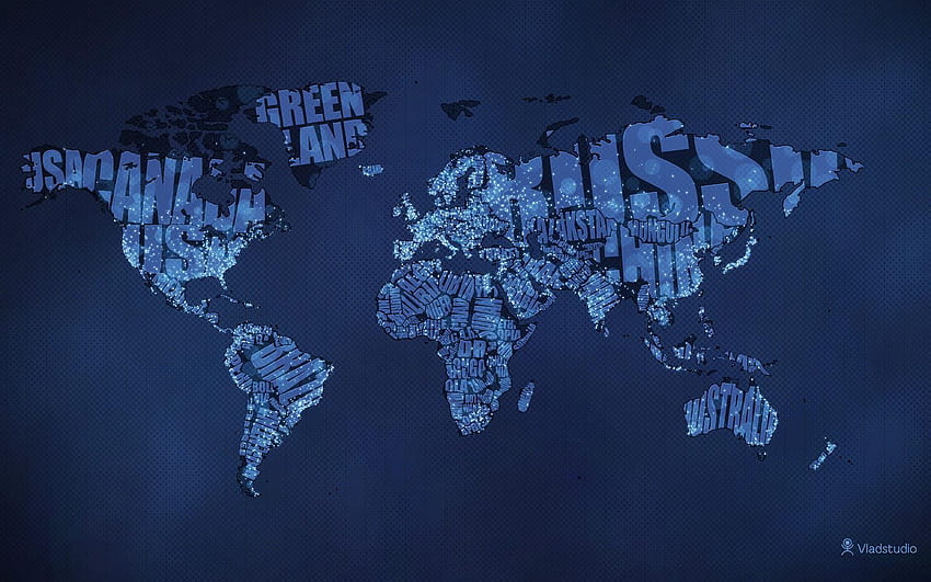 mundo Atlas, banco papel de parede HD