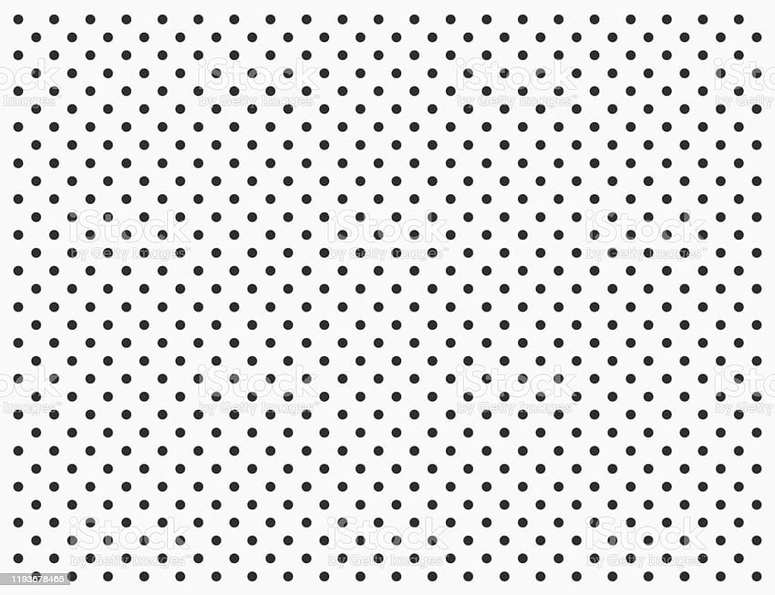 원활한 폴카 블랙 도트 배경 포인트 텍스처 패턴 추상적 인 기하학적 원형 모양 배경 벡터 일러스트 레이 션 흰색 배경에 고립 스톡 일러스트, 검은 점 HD 월페이퍼