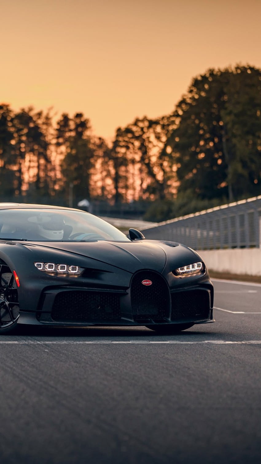 Black Bugatti Chiron iPhone, bugatti mobile HD phone wallpaper