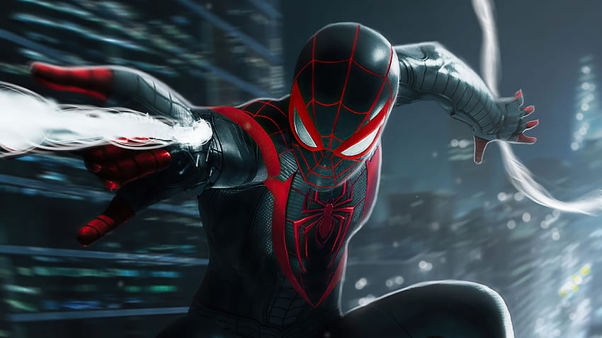 Spider Man Miles Morales 2020, スーパーヒーロー, スパイダーマン マイルズ モラレス 高画質の壁紙