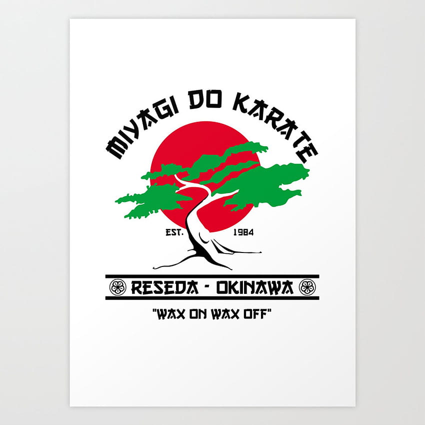 Miyagi do karate Art Print by carloj1956 HD phone wallpaper