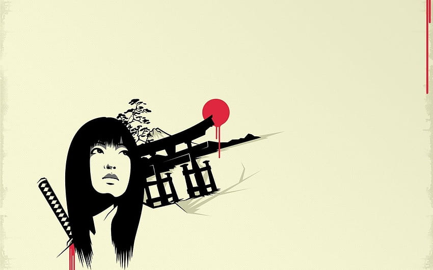 : วาด ประกอบ ศิลปะดิจิตอล ผู้หญิง พื้นหลังที่เรียบง่าย สถาปัตยกรรมเอเชีย ความเรียบง่าย ยนตร์ พื้นหลังสีขาว การ์ตูน การออกแบบกราฟิก คาทานา ดวงอาทิตย์ ตัวละครดั้งเดิม ญี่ปุ่น โปสเตอร์ ยี่ห้อ Kill Bill Gogo Yubari การประดิษฐ์ตัวอักษร ผู้หญิง เรียบง่าย วอลล์เปเปอร์ HD