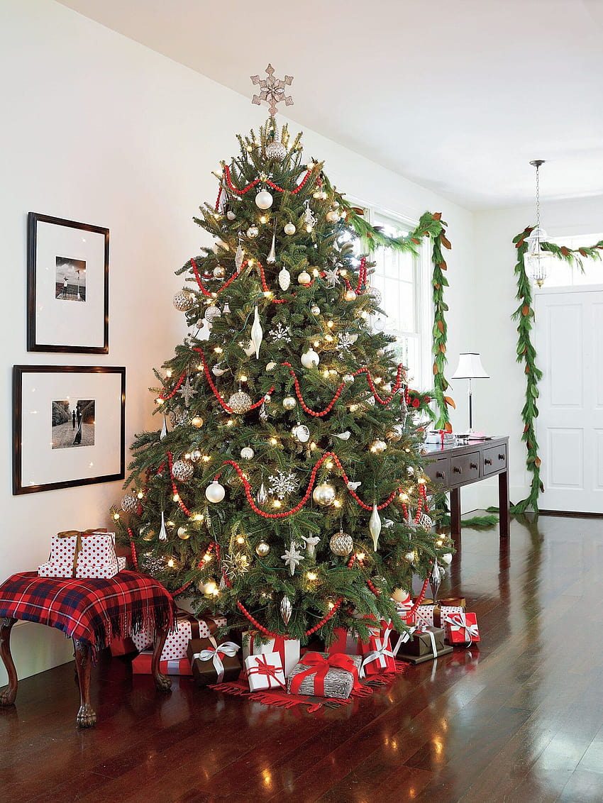 46 Christmas Tree Decoration Ideas, traditional christmas trees HD phone wallpaper