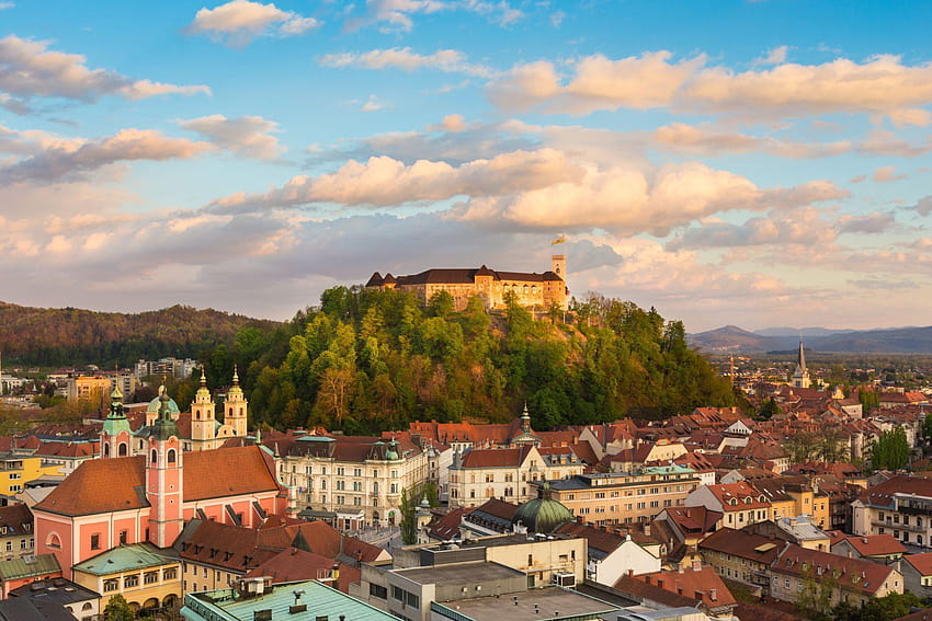 Ljubljana-Hintergründe HD-Hintergrundbild