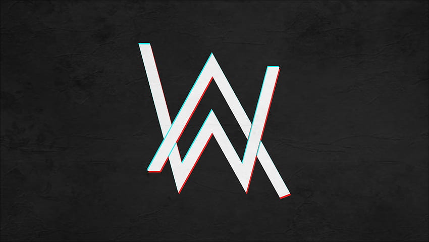 5083764 Alan Walker, Logo, Hitam dan latar belakang, logo alan walker dj Wallpaper HD