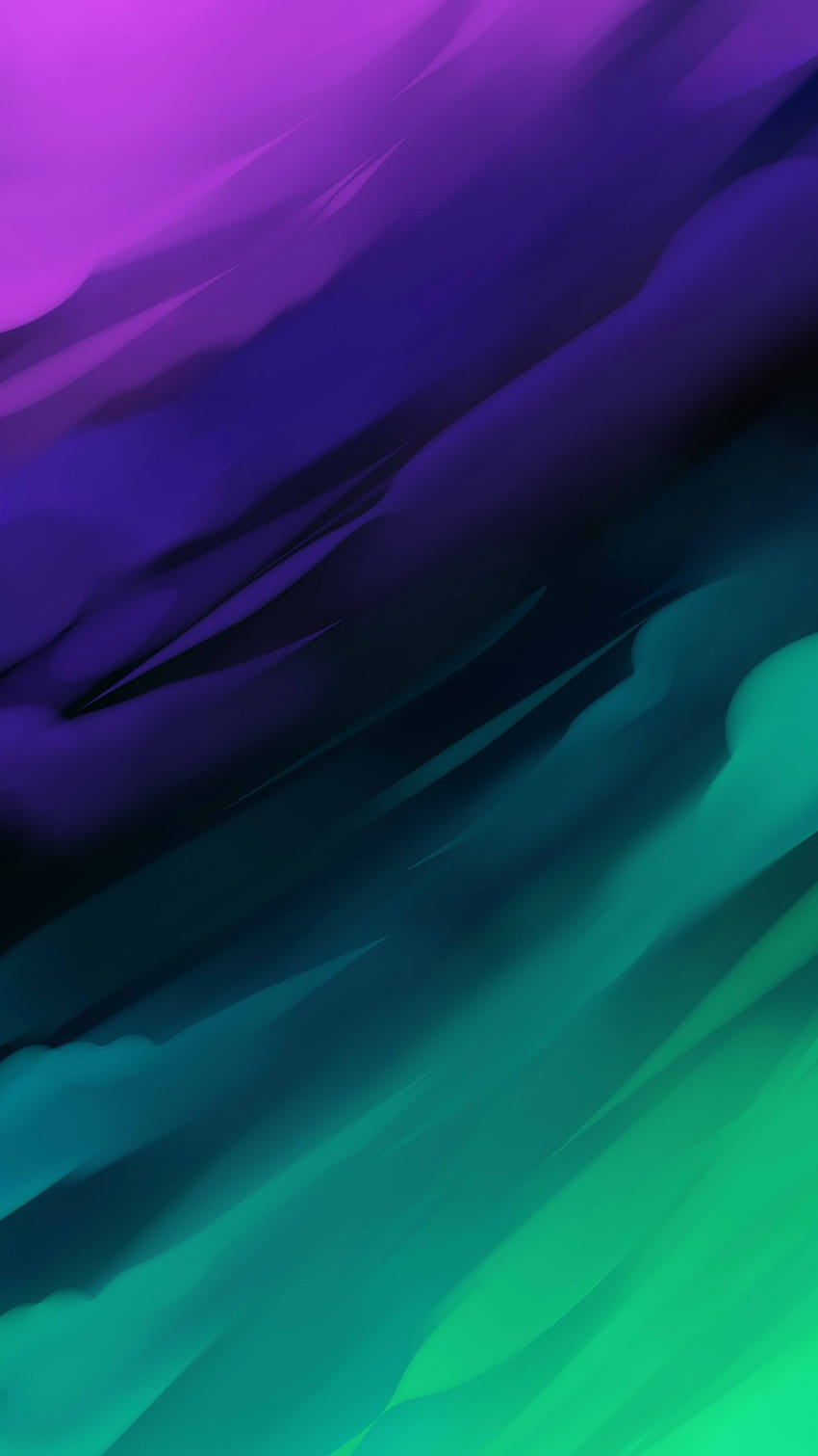 Purple Blue and Green, green and purple ombre HD phone wallpaper