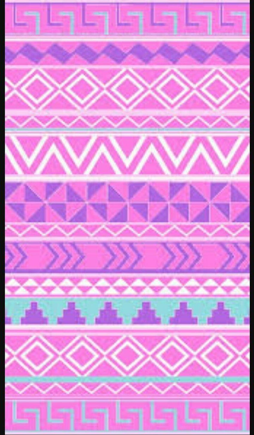 zentangle, tribal aztec pink HD phone wallpaper