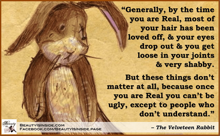Quotes about Peter Rabbit, the velveteen rabbit HD wallpaper