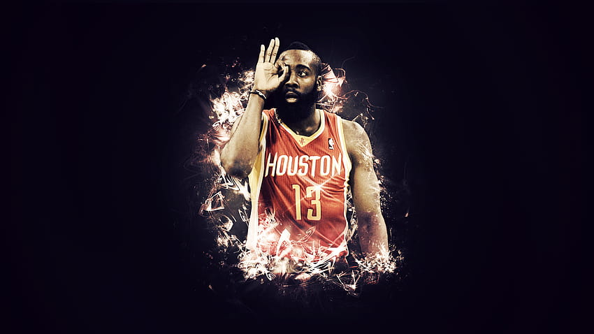 Houston Rockets, James Harden, Spieler & Hintergründe, Houston Rockets James Harden HD-Hintergrundbild