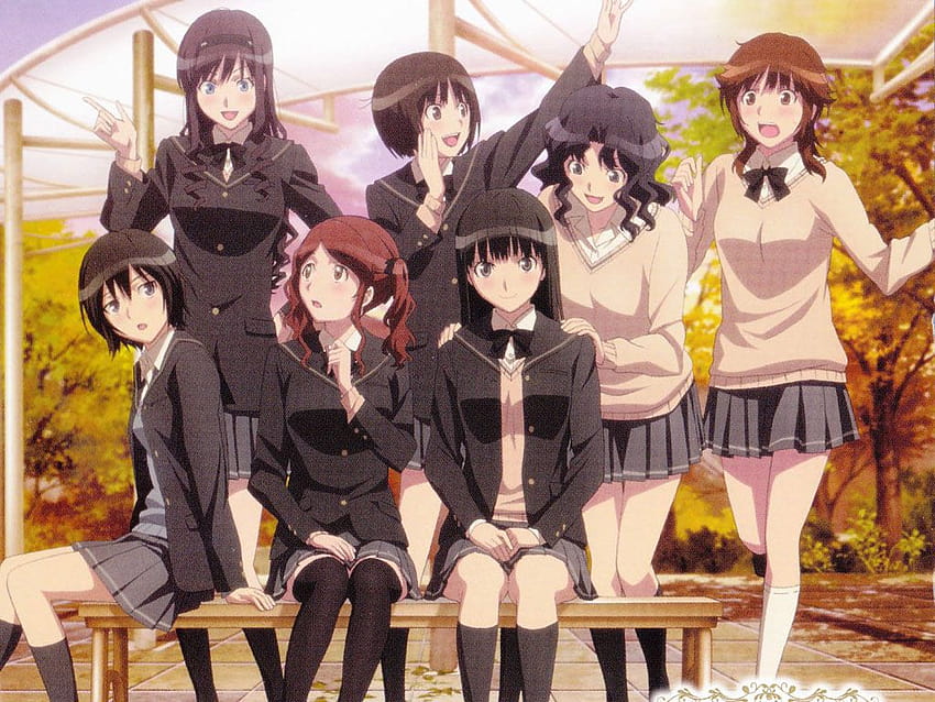Amagami SS-Anime-Rezension HD-Hintergrundbild