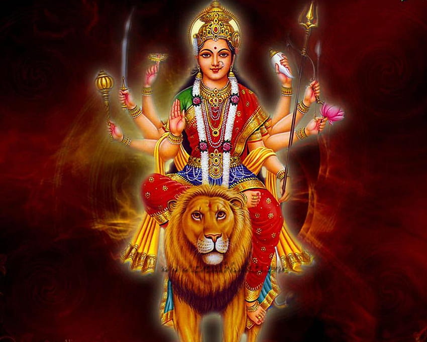 pic โพสต์ใหม่: Nav Durga สำหรับพีซี การให้ข้อคิดทางวิญญาณ วอลล์เปเปอร์ HD