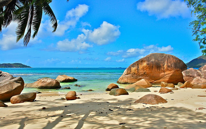 Seychelles, praslin HD wallpaper