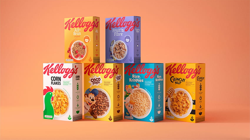 Нашата любима основна зърнена закуска – Kellogg's Get's A New Look, реколта зърнени талисман HD тапет