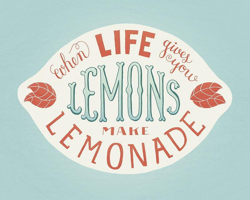 「幸せ」の検索結果 – 人生があなたにレモンを与えるとき、レモネードを作る 高画質の壁紙