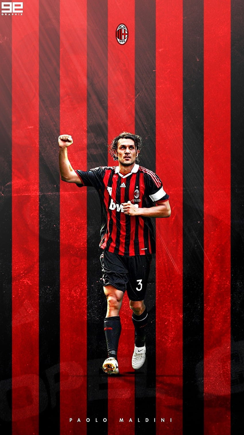 Paolo Maldini, AC Mailand 2021 HD-Handy-Hintergrundbild
