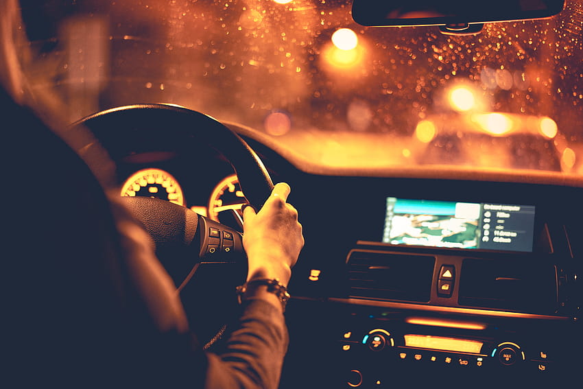 Woman Driving at Night Stock, driving women HD wallpaper