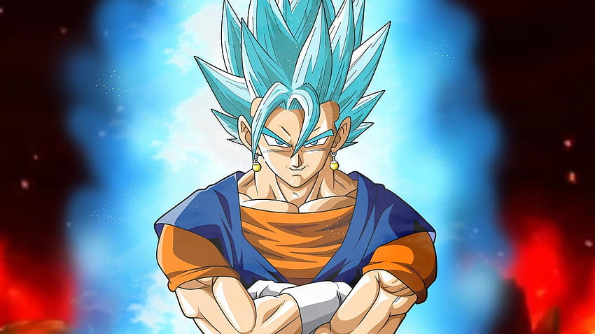  Goku Super Saiyan para iPhone Android, pelo azul goku, Fondo de pantalla HD