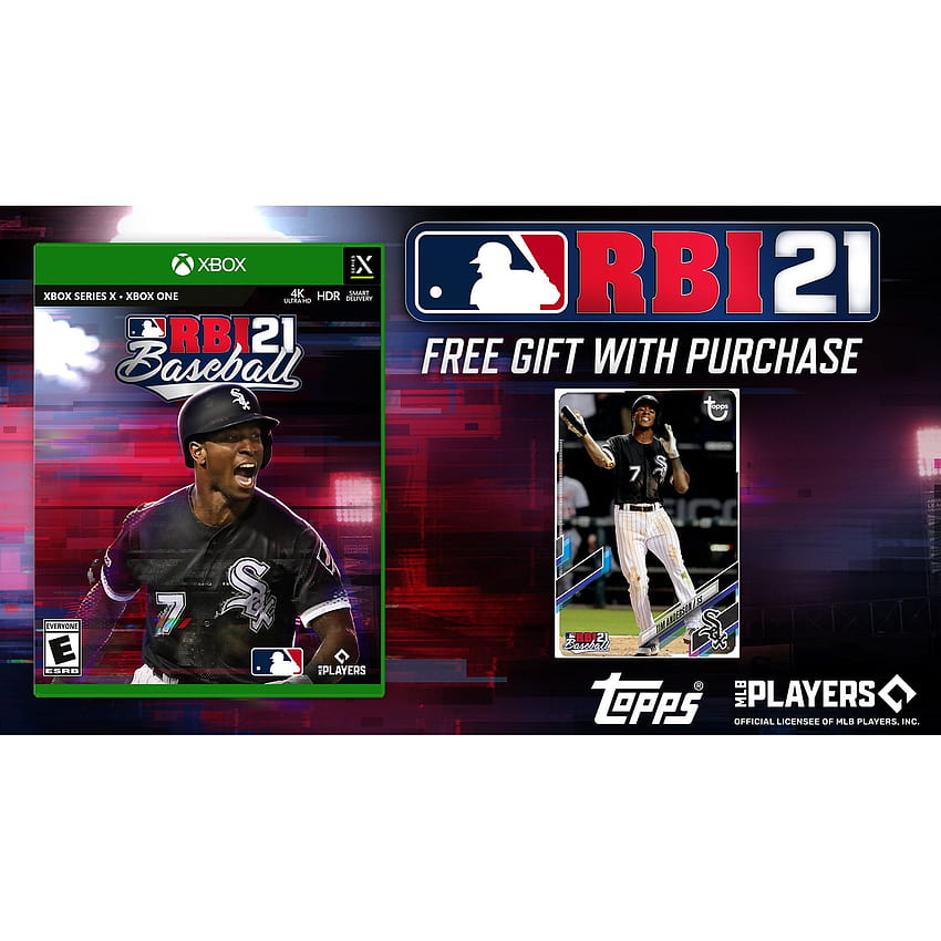 MLB RBI ベースボール 21 ボーナス Topps フォイル カード付き、メジャー リーグ ベースボール、Xbox シリーズ X HD電話の壁紙