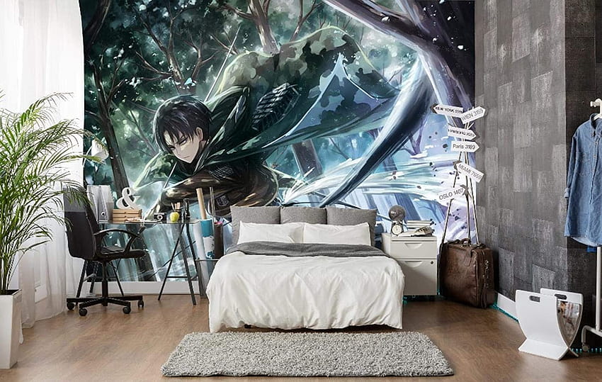 Attack On Titan Anime Custom Living Room Bedroom Mural 3D Tv Sofa  Backgrounds 125x80cm HD wallpaper | Pxfuel
