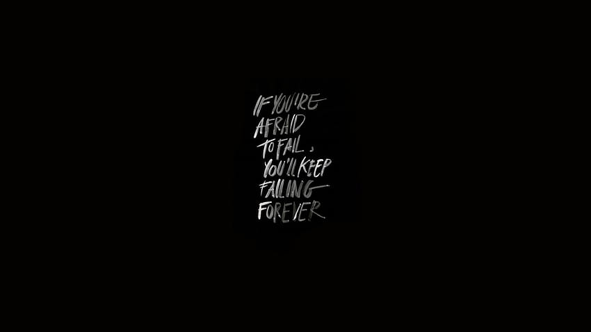 Typography , quote, minimalism, copy space, black backgrounds • For You For & Mobile HD wallpaper