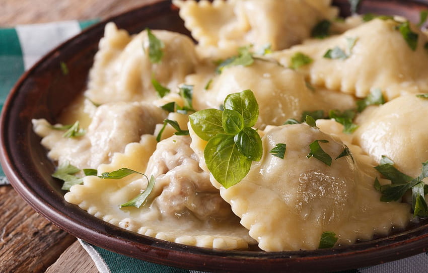 The dough, Basil, ravioli , section еда HD wallpaper | Pxfuel