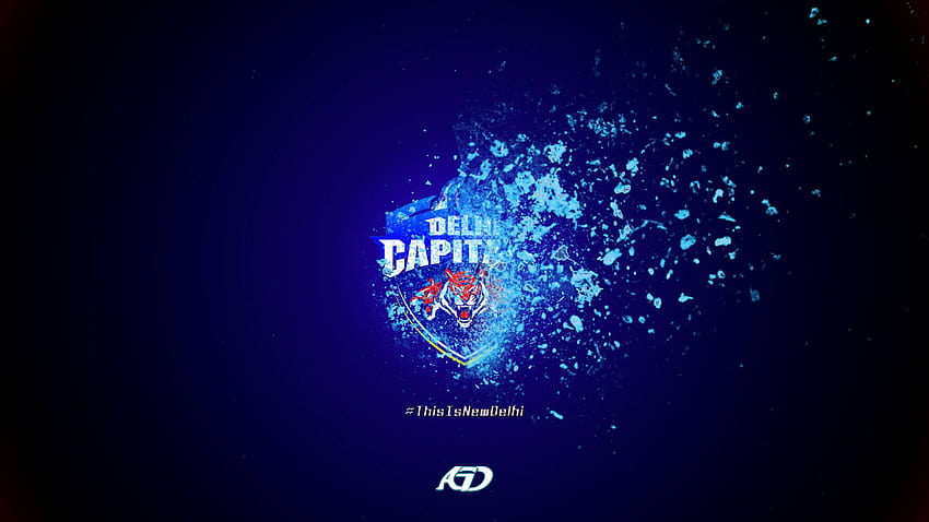 Delhi Capitals Dust autorstwa AniGraphicsDesign, logo stolic Delhi Tapeta HD